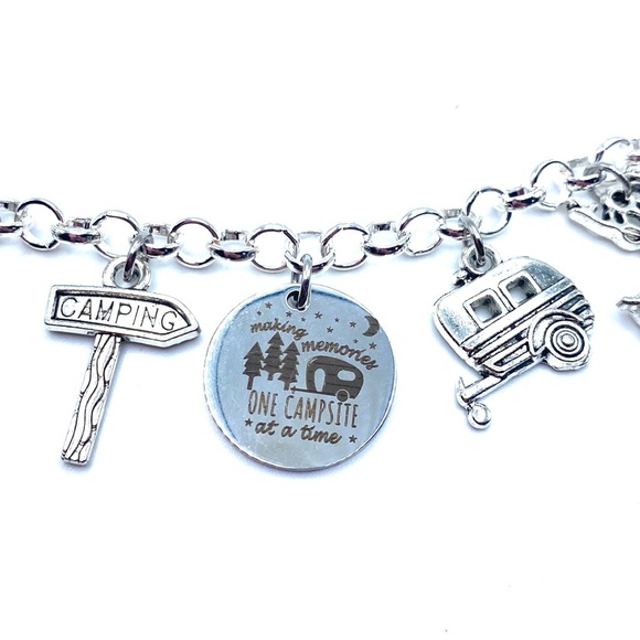 Camping Charm Bracelet Making Memories One Campsite At A Time - Picture 5 of 8